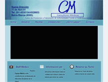 Tablet Screenshot of consultoresmedicos.com.ar